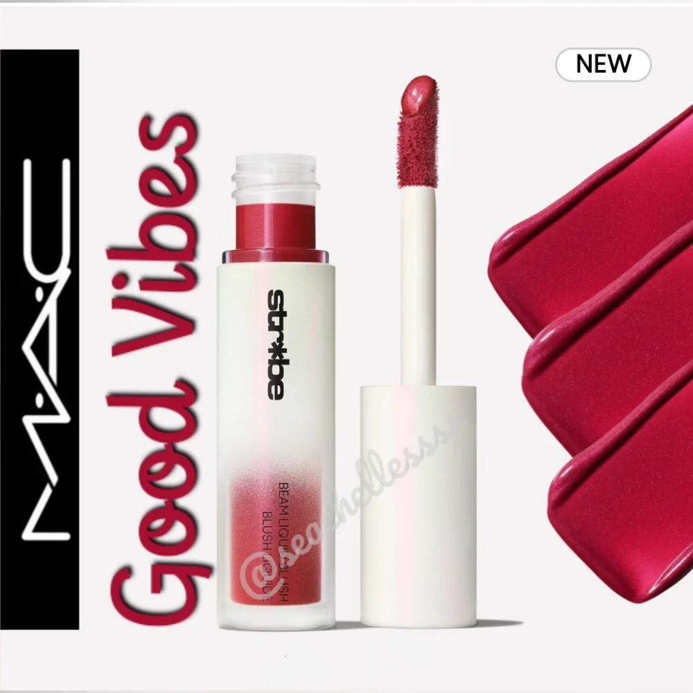 MAC Strobe Beam Liquid Blush Good Vibes Fuchsia Illuminating Brand New In Box